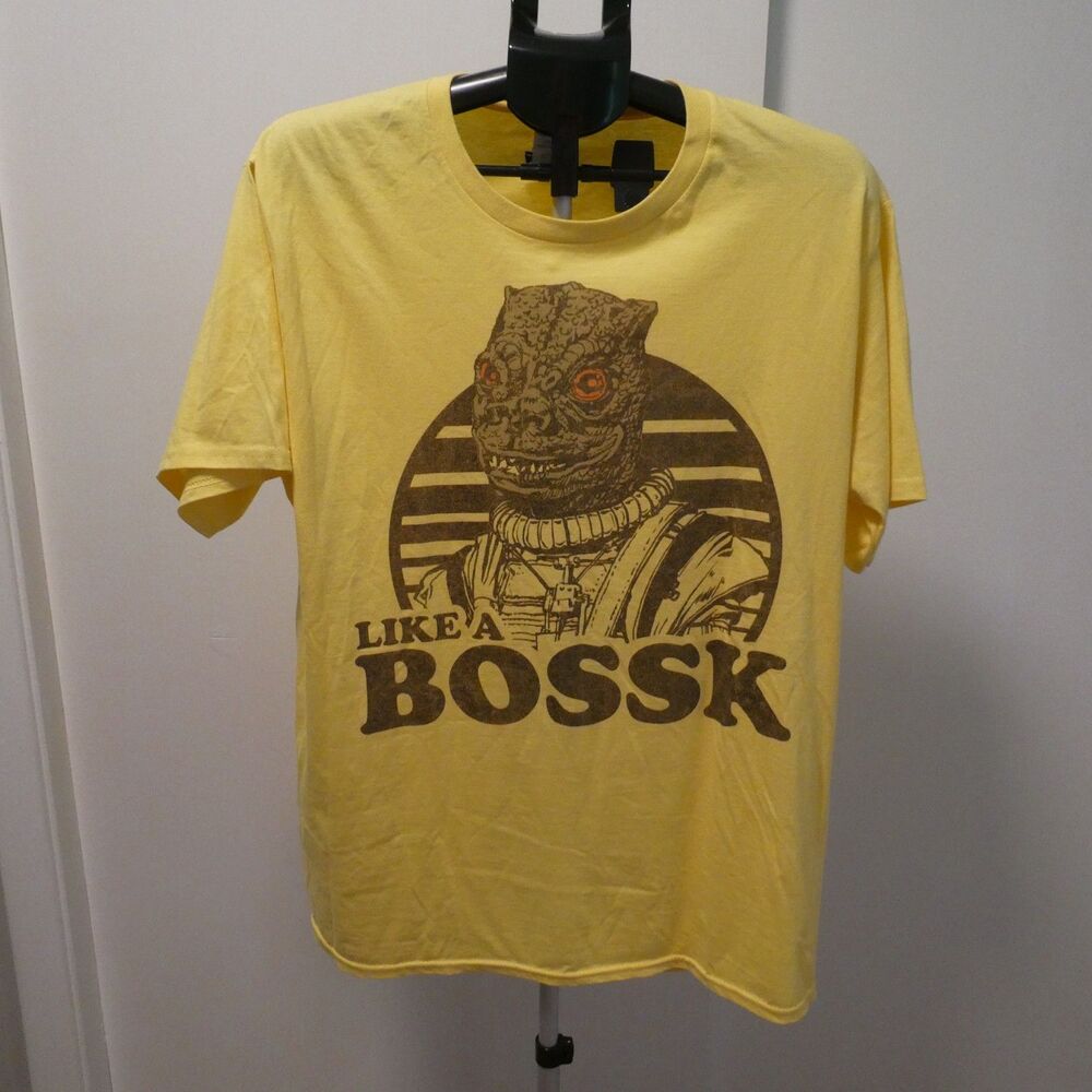 Star Wars Bossk Like A Boss Bounty Hunter T-Shirt Officially Licensed L